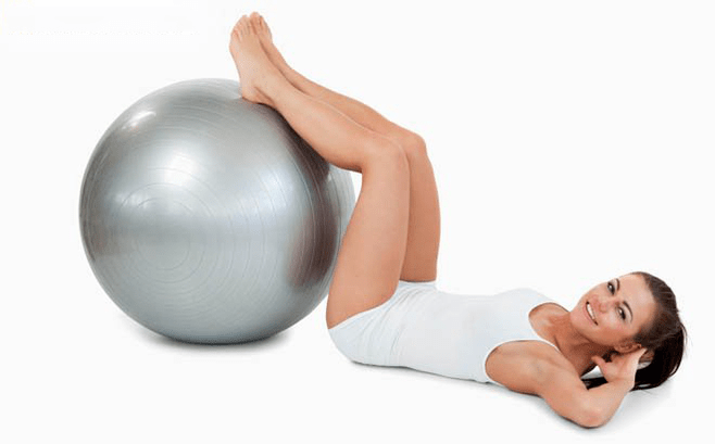 упражнения с гимнастическа топка за разширени вени